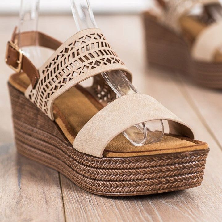 S. BARSKI Sandali beige Na Koturnie S.BARSKI marrone 1