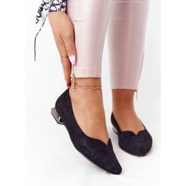 Ballerine Su Tacco Argento Vinceza 21-10601 Nero multicolore 2