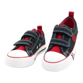 American Children's American Club LH62 Navy Blue Sneakers rosso blu navy 1