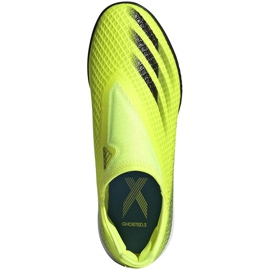 Scarpe da calcio Adidas X Ghosted.3 Ll Tf Junior giallo-nero FW6982 1