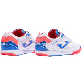 Scarpe da calcio Joma Dribling 2102 In Sala bianche, blu e arancioni bianca 1