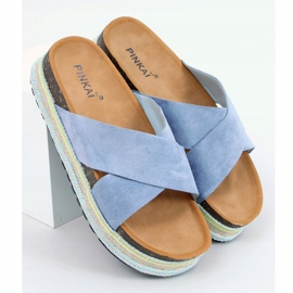 Ciabatte in sughero blu LS016 Blu 1