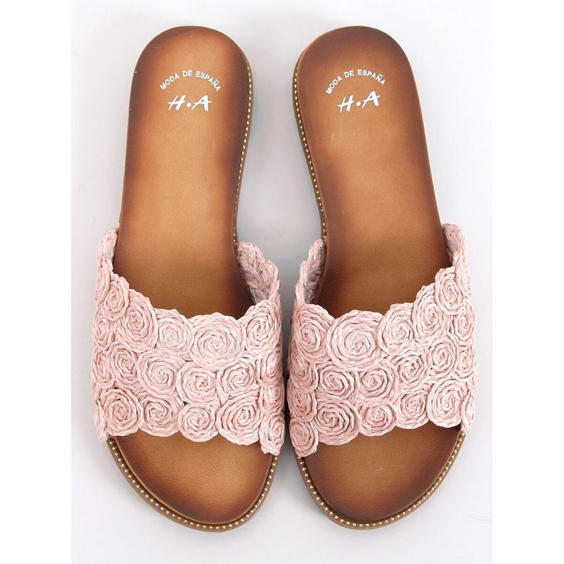 Rosa Pantofole rosa da donna H006 Rosa 1