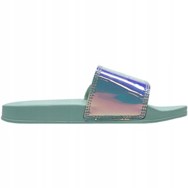 Ciabatte da bambina 4F turchese HJL21 JKLD003 35S blu 1