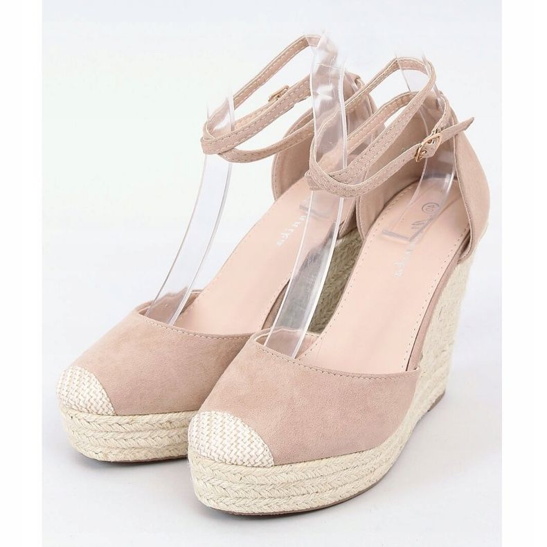 Espadrillas su zeppa beige 3010 Beige 1