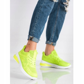 SHELOVET Scarpe sportive traforate verde 2