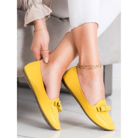 SHELOVET Signori Gialli Con Ecopelle giallo 1
