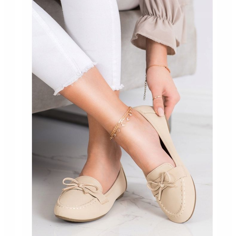Diamantique Mocassini in ecopelle beige 2