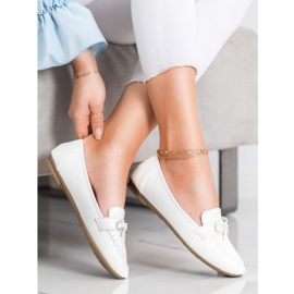 Diamantique Mocassini in ecopelle bianco 1