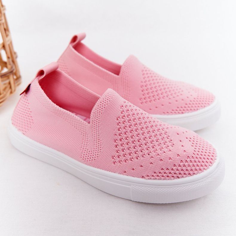 Sneakers da bambino Big Star HH374103 rosa slip-on 2