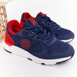 Scarpe sportive per bambini Memory Foam Big Star HH374175 Navy Blue multicolore 2