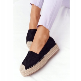 Espadrillas Sulla Straw Platform Black Highway nero 2