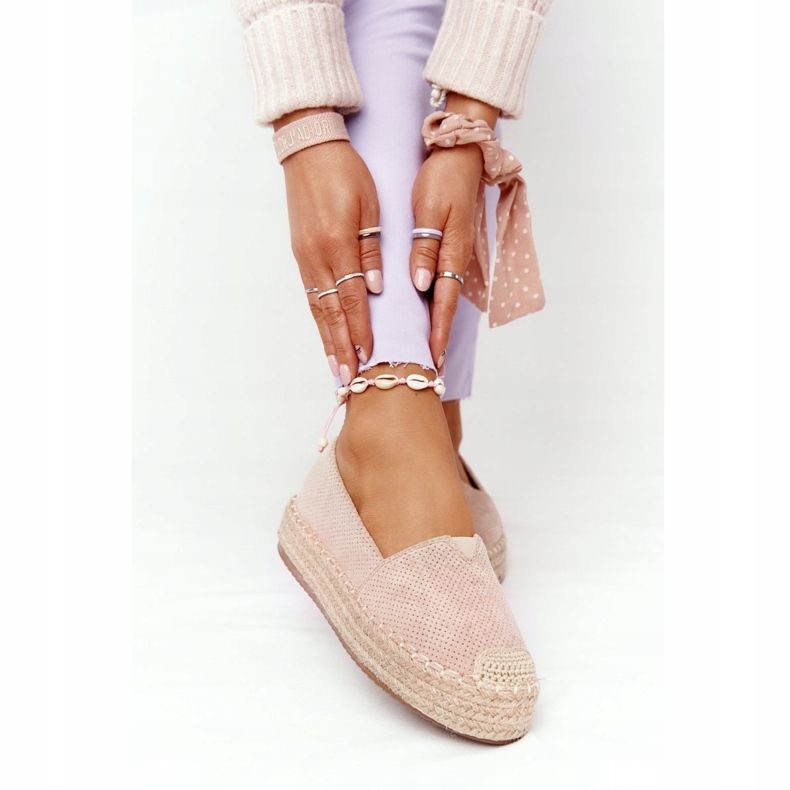 Espadrillas On The Straw Platform Beige Highway 2