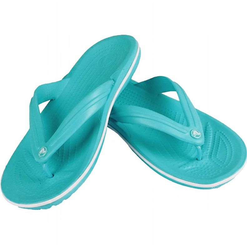 Pantofole Crocs Donna Crocband Flip Blu 11033 4DY 1