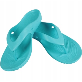 Crocs sandali donna Kadee Ii Flip W turchese 202492 40M blu 1