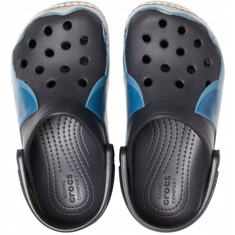 Crocs per bambini Fun Lab Shark Band Clg K nero 206271 001 2