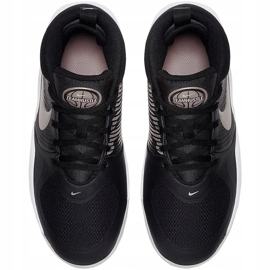 Nike Team Hustle D 9 nero-grigio-bianco AQ4224 001 scarpe da bambino 1