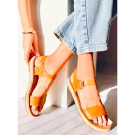 Sandali espadrillas honeyTH005 Giallo 1