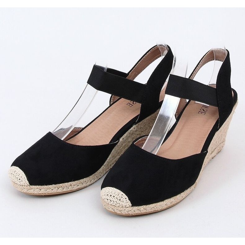 Espadrillas nere su zeppe 9R50 Black nero 1
