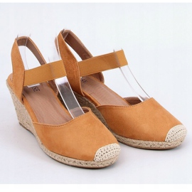 Espadrillas su zeppa cammello 9R50 Camel multicolore 1