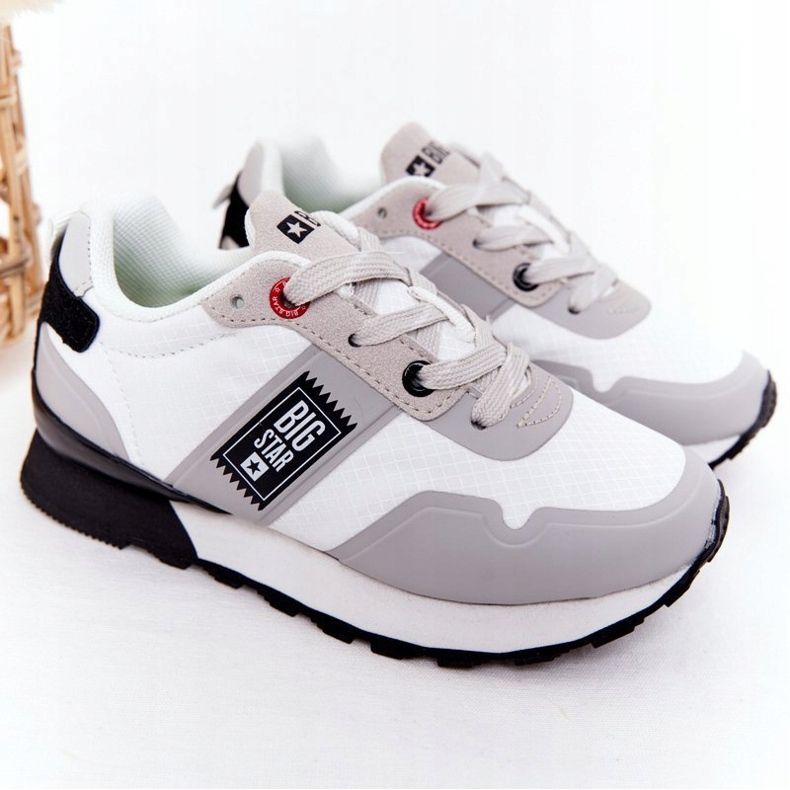 Scarpe sportive per bambini Memory Foam Big Star HH374168 Bianco 2