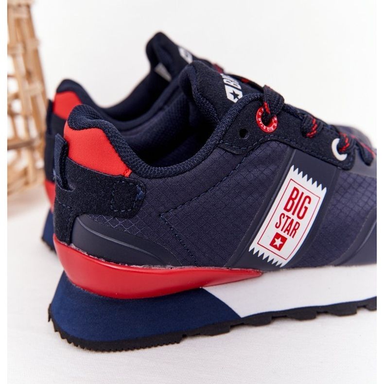 Scarpe sportive per bambini Memory Foam Big Star HH374171 Navy Blue 1