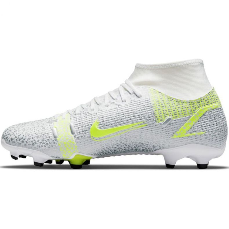 Nike Mercurial Superfly 8 Academy FG / MG M CV0843 107 scarpe da calcio grigio d'argento 2