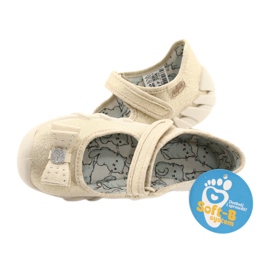 Slifori per bambini di Befado con un arco 109p206 oro d'oro 6