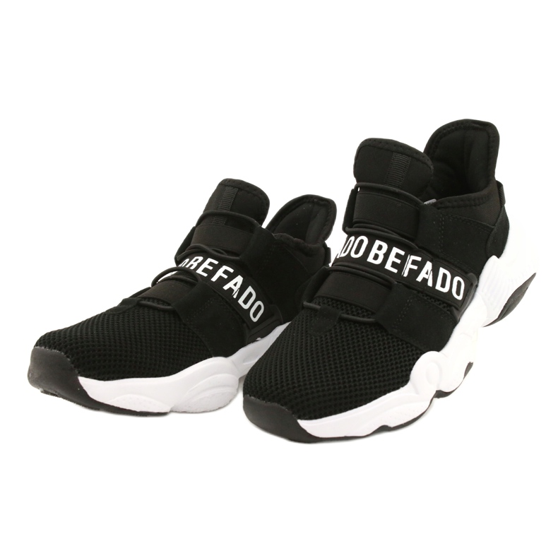 Scarpe per bambini Befado 516X066 bianca nero 2