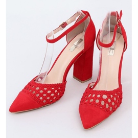 Décolleté tacchi alti esposti rosso 1JB-19228 Rosso 1