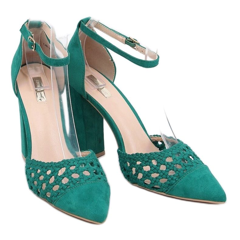 Décolleté tacchi alti esposti verde 1JB-19228 Verde 1