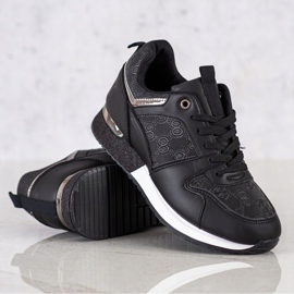 SHELOVET Sneakers Nere Con Fantasie nero 1