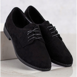 SHELOVET Scarpe classiche stringate nero 2