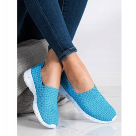 Sabatina Slipon Intrecciati Blu 1