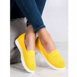 Via Giulia  Slipon sulla piattaforma giallo 1