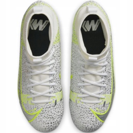 Nike Mercurial Superfly 8 Academy FG / MG Junior CV1127 107 scarpe da calcio argento 1