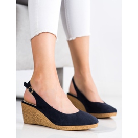 Goodin Comode pompe a cuneo blu navy 1