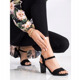 Goodin Sandali Neri Con Fibbia nero 1