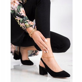 Goodin Décolleté slip-on con tacco a vista nero 1