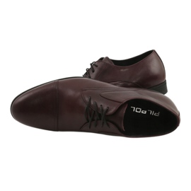 Scarpe stringate bordeaux Pilpol 1674 multicolore 4