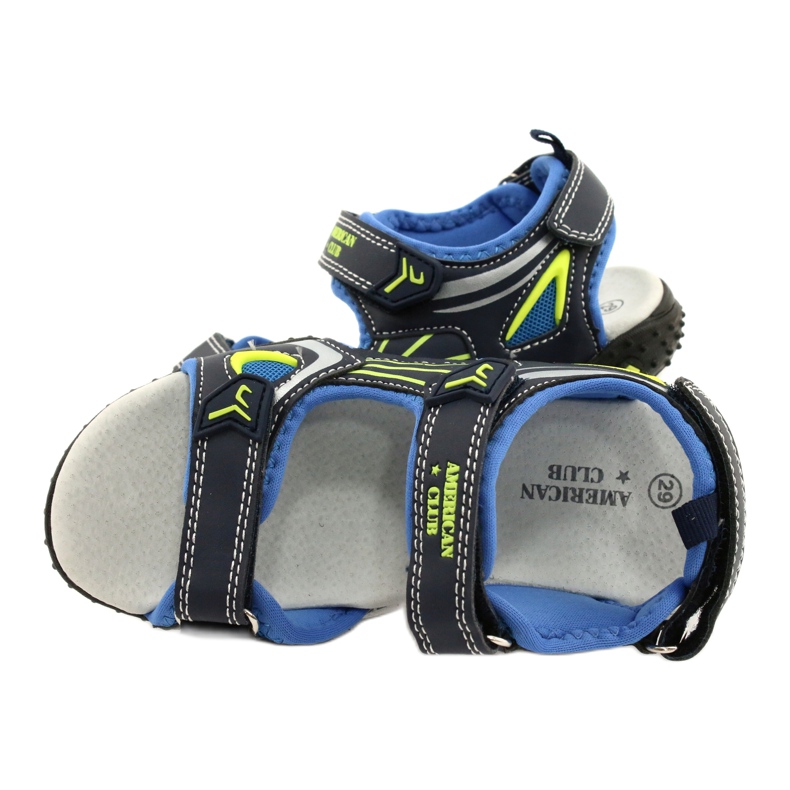 American Club Inserto in pelle americana RL23 blu navy blu verde 3
