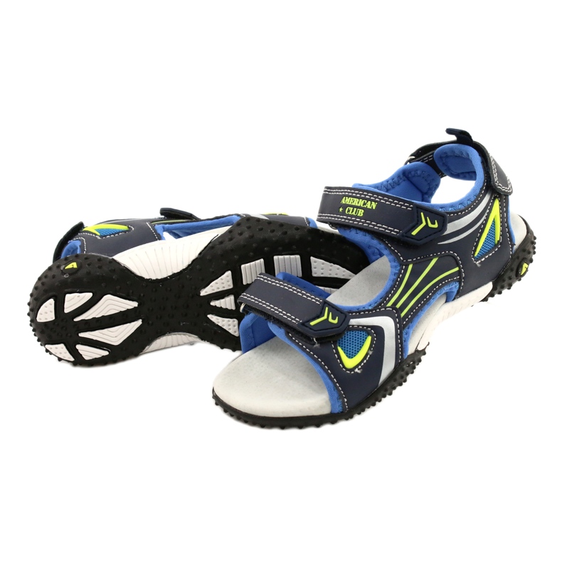 American Club Inserto in pelle americana RL23 blu navy blu verde 2