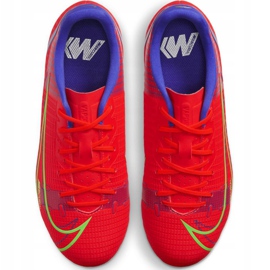 Scarpa da calcio Nike Mercurial Vapor 14 Academy FG / MG Junior CV0811 600 rosso rosso 1
