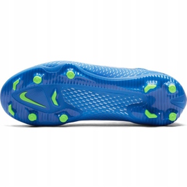 Nike Phantom Gt Academy Df FG / MG Junior CW6694 400 scarpe da calcio blu blu 1