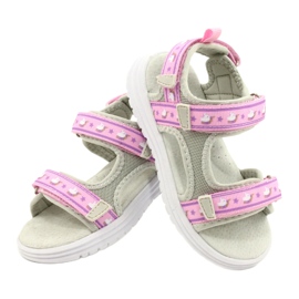 American Club RL39/21 Sandali con soletta in pelle, viola 4