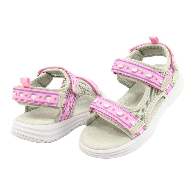 American Club RL39/21 Sandali con soletta in pelle, viola 2