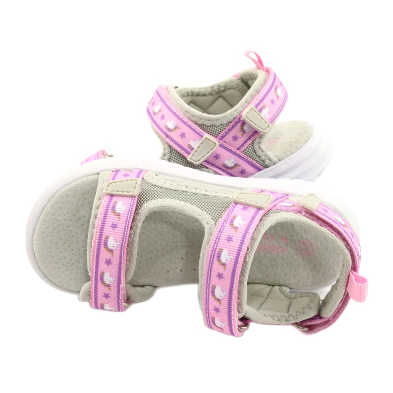 American Club RL39/21 Sandali con soletta in pelle, viola 3