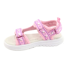 Sandali Rosa American Club RL39 Soletta In Pelle 1