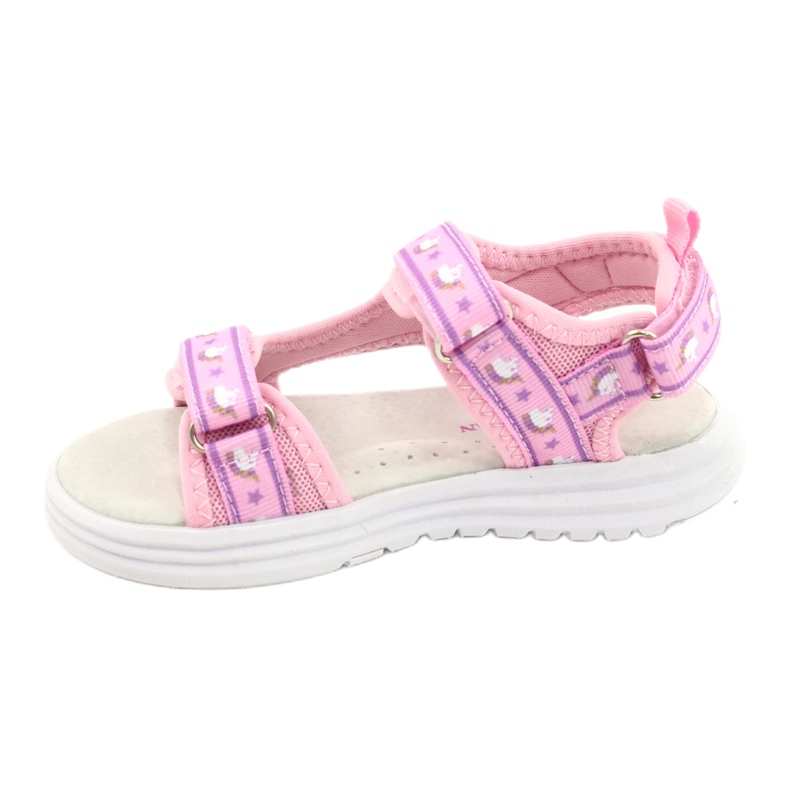 Sandali Rosa American Club RL39 Soletta In Pelle 1