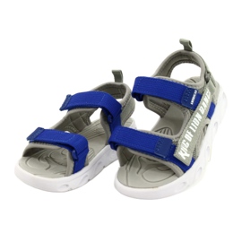 American Club Sandals Boys con insole in schiuma in velcro RL27/21 Gray grigio 1